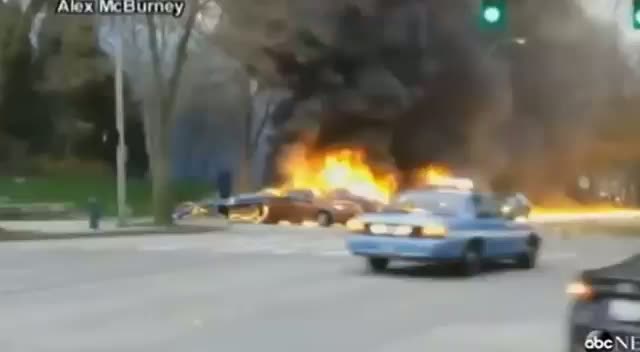 Watch KING 5 News Helicopter Crashes into Cars Beside Space Needle in Seattle Video