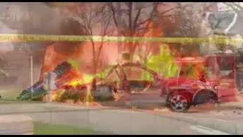 Watch KOMO, KING5 TV News Helicopter Crashes Downtown Seattle, 2 Dead at Scene Video