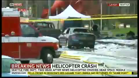 Watch KOMO, KING5 TV News Helicopter Crashes Downtown Seattle, 2 Dead at Scene Video Video