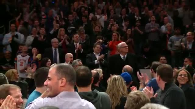 Watch Phil Jackson Introduced to Knicks Fans at MSG Video Video