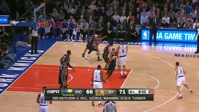 Watch NBA: Carmelo Anthony Leads Surging Knicks Over Pacers with 34 Video