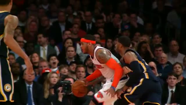 Watch NBA: Carmelo Anthony's Big Game vs Indiana in Phantom Slow-Mo Video