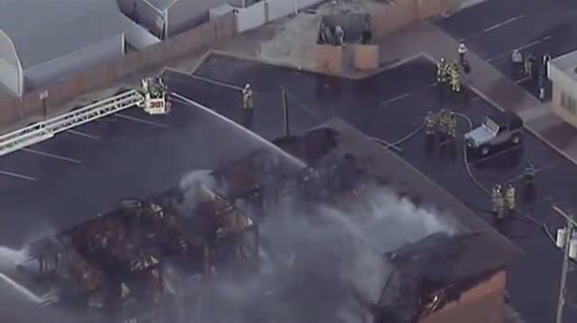 Watch A fire early Friday destroyed a Jersey shore motel that was housing people displaced by Superstorm Sandy. Four people died. (March 21) Video