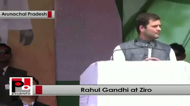 Watch Rahul Gandhi: Rajiv Gandhi has given the statehood to Arunachal Pradesh Video