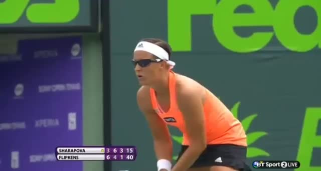 Watch Serena Williams vs Coco Vandeweghe (WTA Miami 2014) - Tennis Video - Part 3 Video