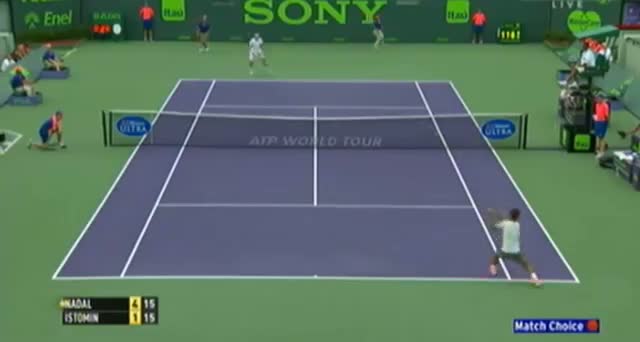 Watch Rafael Nadal vs Denis Istomin (ATP Miami 2014) - Tennis Video - Part 2 Video