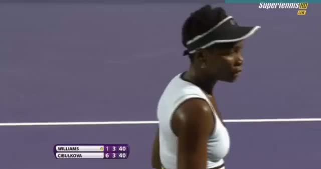 Watch Venus Williams vs Dominika Cibulkova (WTA Miami 2014) - Tennis Video - Part 4 Video