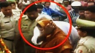 Watch Actress Nagma gets MOLESTED & KISSED By Congress MLA Gajraj Sharma Video