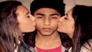 Watch Shahrukh Khan's son Aryan Khan's KISSING PHOTO LEAKED Video