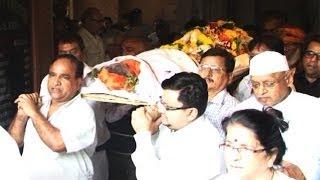 Watch Nanda's FUNERAL Bollywood pays TRIBUTE Video