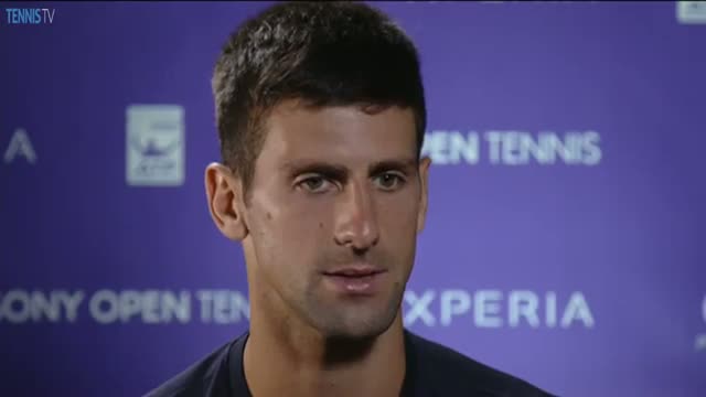 Watch Djokovic Asses His Game After the 2014 Miami Quarter-finals (Tennis Video) Video