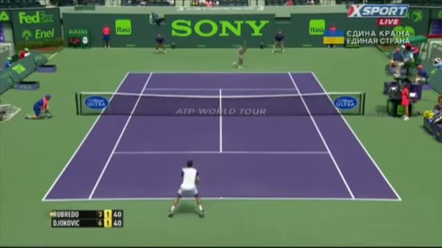 Watch Novak Djokovic vs. Tommy Robredo - Miami 2014 Highlights (Tennis Video) Video