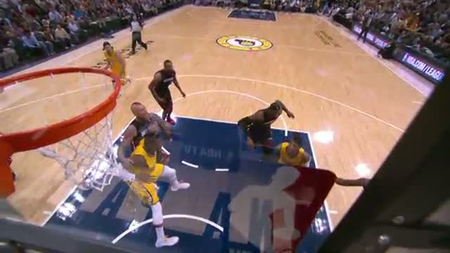 Watch NBA: Paul George Crosses Over And Dunks on LeBron (Basketball Video) Video