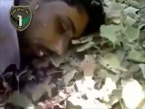 Watch 18+ Syria Salafi- Wahabi Terrorists Execute 16 Prisoners in Douma then Fabricate Video Video