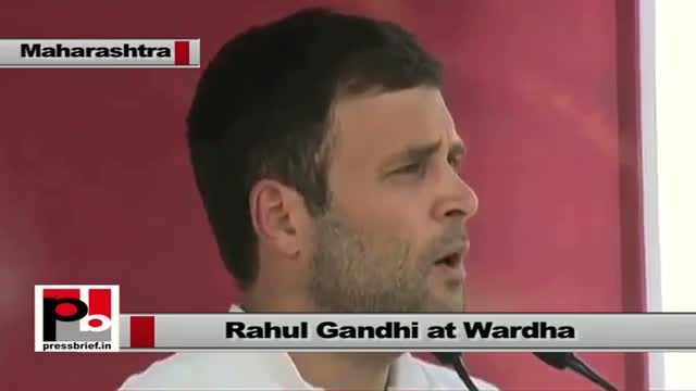 Watch Rahul Gandhi at Wardha : We will try to improve infrastructure more Video