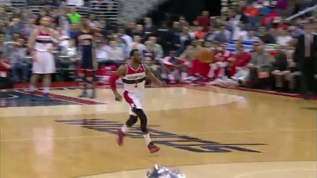 Watch NBA: John Wall's SICK Double-Pump Reverse Dunk (Basketball Video) Video