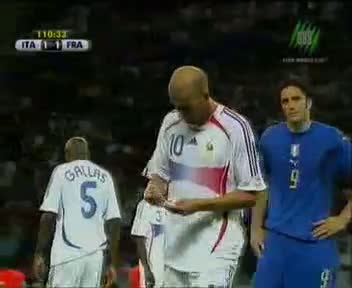 Watch Zidane Headbutt (Soccer Video) Video