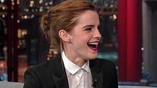 Watch David Letterman - Emma Watson and $exing the Animals Video Video