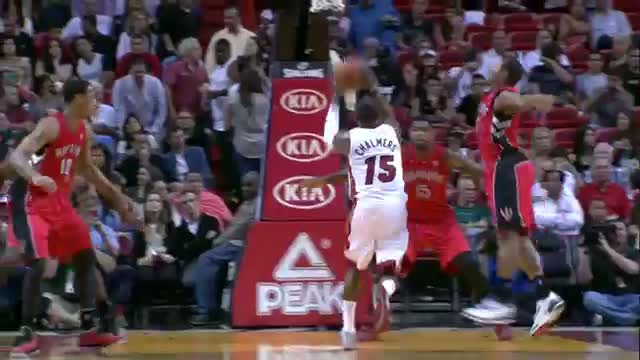 Watch NBA: LeBron James Tips In the Oop from Behind the Backboard (Basketball Video) Video