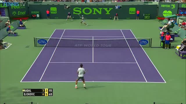 Watch Miami Match Point: Djokovic Beats Nadal To Win 2014 Sony Open Tennis (Tennis Video) Video