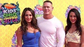 Watch John Cena and The Bella Twins appear at the 2014 Nickelodeon Kids Choice Awards: March 30, 2014 Video