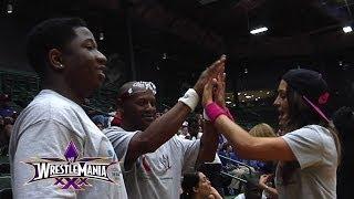 Watch WWE: The Bella Twins & Titus O'Neil coach basketball at the Special Olympics Unified Basketball event Video
