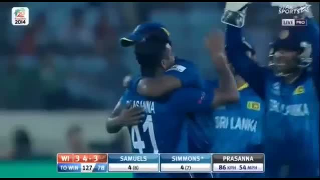 Watch WI Batting Before Rain Highlights - Sri Lanka Vs West Indies T20 - 3 April 2014 - SL vs WI T20 (Cricket Video) Video