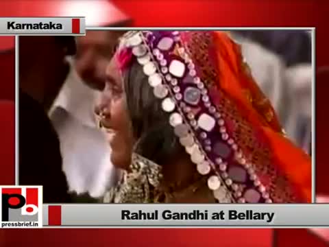 Watch Rahul Gandhi at Congress rally in Ballery, Karnataka Video