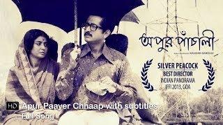 Watch Apur Paayer Chhaap | Apur Panchali | Kaushik Ganguly | Parambrata | Parno | Arijit Singh | 2014 Video