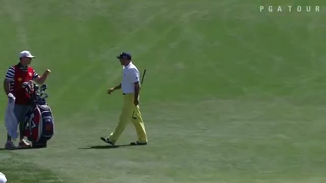 Watch Jonathan Byrd holes out from fairway for birdie at Shell (Golf Video) Video