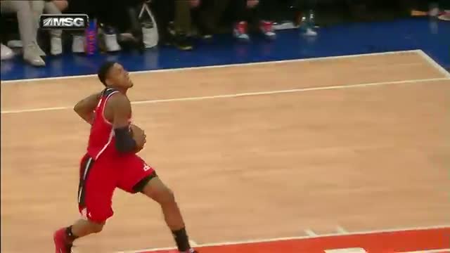 Watch NBA: Bradley Beal Gets Fouled and Throws Down the Tomahawk (Basketball Video) Video