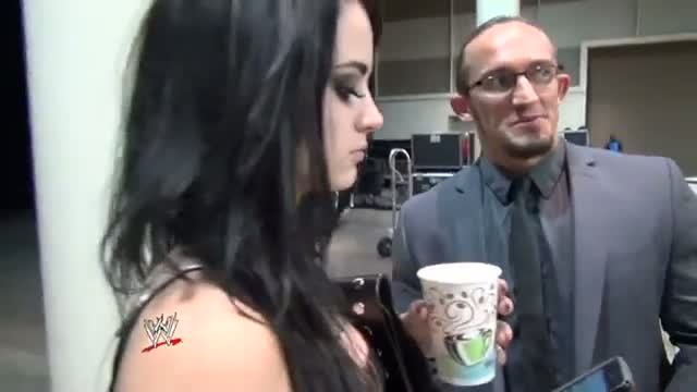 Watch Adrian Neville & Paige get ready for the first NXT signing at WrestleMania 30 Axxess Video