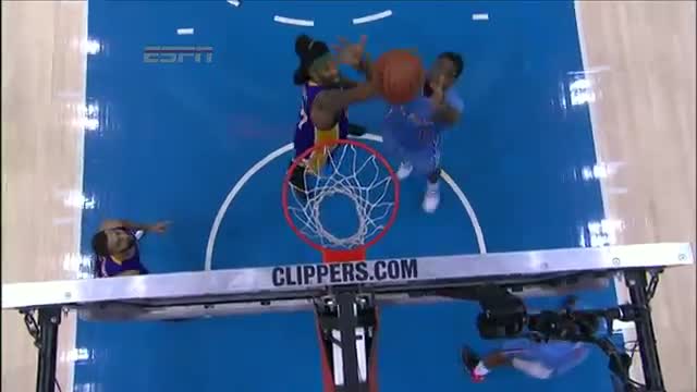 Watch NBA: DeAndre Jordan Dunks Over Jordan Hill (Basketball Video) Video