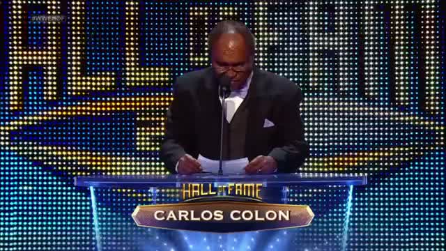 Watch A sneak peek of Carlos Colon's 2014 WWE Hall of Fame Induction Speech Video
