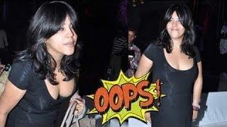 Watch Ekta Kapoor's 5 MOST SHOCKING Wardrobe Malfunctions Video