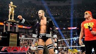 Watch Hulk Hogan presents The Andre the Giant Memorial Battle Royal Trophy to Cesaro: WWE Raw, April 7, 2014 Video