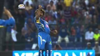 Watch Lasith Malinga clean bowled Two top order batsmen - MI vs KKR - PEPSI IPL 2014 - Match 1 (16 April 2014) Video