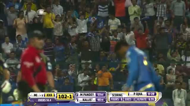 Watch Jacques Kallis 72 of 46 balls - MI vs KKR - PEPSI IPL 2014 - Match 1 (16 April 2014) Video