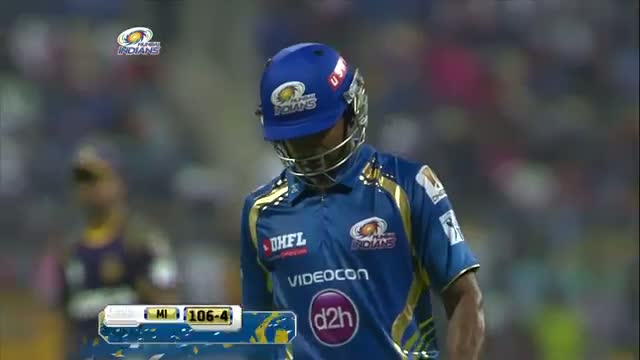 Watch Sunil Narine gets 7th Four wicket haul in Twenty20 career - MI vs KKR - PEPSI IPL 2014 - Match 1 (16 April 2014) Video