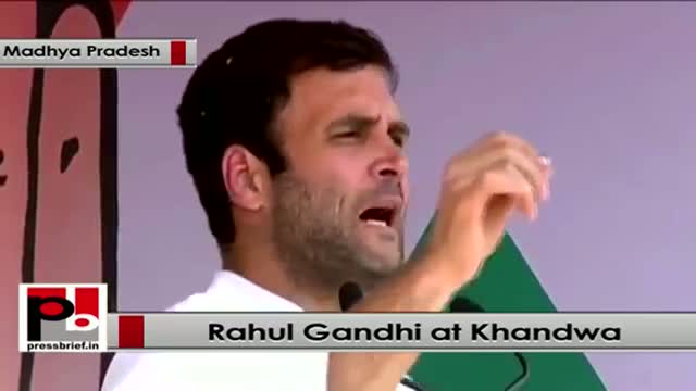 Watch Rahul Gandhi at Khandwa in Madhya Pradesh: BJP spreads hatred, makes people fight each other Video