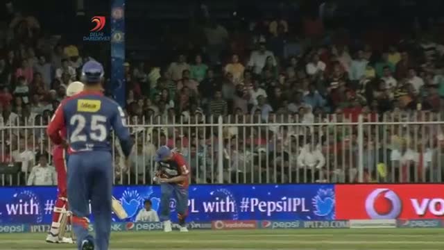 Watch DD vs RCB - Match 2 - PEPSI IPL 2014 - Neesham and Agarwal denied Parnell Virat Kohli's wicket (17 April 2014) Video