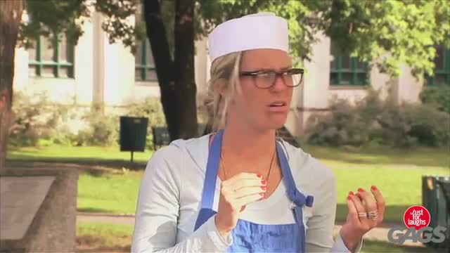 Watch Crazy Cop Tugs at Convict's Wiener - Just for Laughs Gags Video