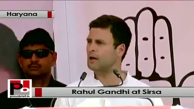 Watch Rahul Gandhi : We will make the backbone of manufacturing Video