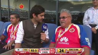 Watch RCB vs MI - Match 5 - DR. Vijay Mallya being interviewed by Gaurav Kapur  - PEPSI IPL 2014 (19 April 2014) Video