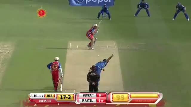 Watch RCB vs MI - Match 5 - Zaheer Khan removes Kohli and Yuvraj wickets in the same over - PEPSI IPL 2014 (19 April 2014) Video