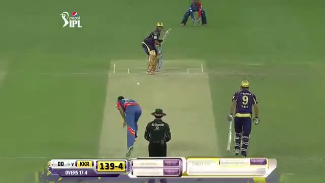Watch KKR vs DD - Match 6 - Shakib Al Hasan smash 1 Six and 2 Fours - PEPSI IPL 2014 (19 April 2014) Video