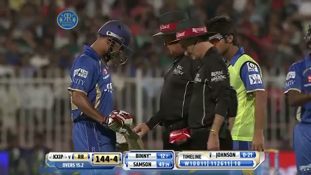 Watch KXIP vs RR - Match 7 - David Miller JUGGLES and takes the catch between his legs - PEPSI IPL 2014 (20 April 2014) Video