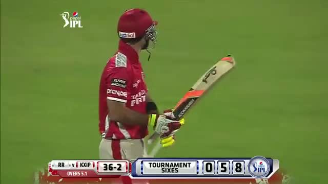 Watch KXIP vs RR - Match 7 - Sixes Highlights - PEPSI IPL 2014 (20 April 2014) Video