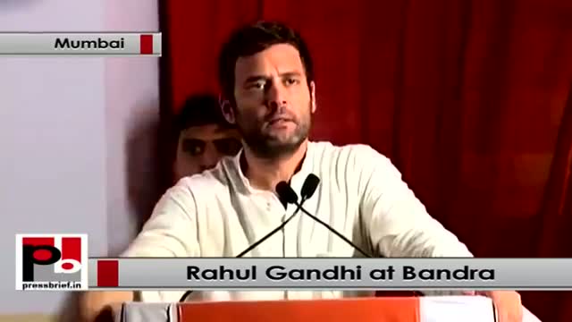 Watch Rahul Gandhi at Mumbai: BJP speaks loudly about development but does nothing Video