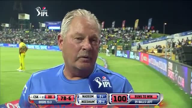 Watch CSK vs DD - Match 8 - Gaurav Kapur talking with CSK's feilding coach Steve Rixon - PEPSI IPL 2014 (21 April 2014) Video